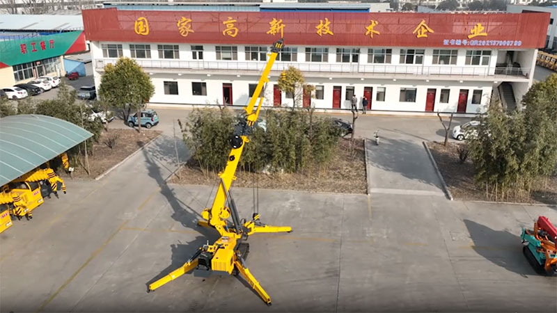 10T Crawler Spider Crane